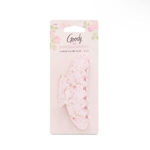 NWT LIMITED EDITION Goody x LoveShackFancy Large Claw Clip - English Ivy - Pink